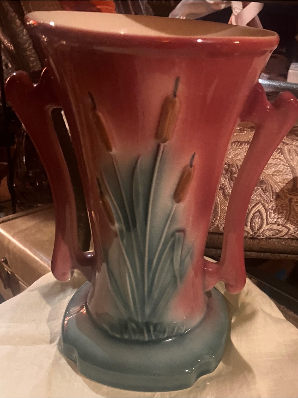 Cameron Clay Products
Cattail Art pottery Vase